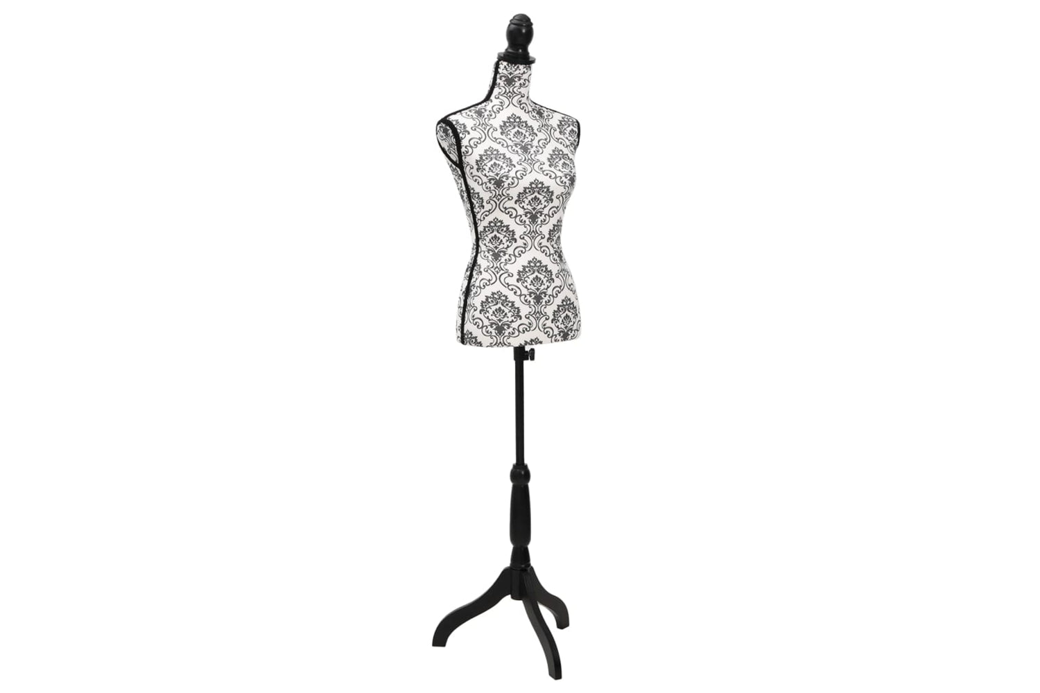 Vidaxl 30021 Ladies Bust Black White