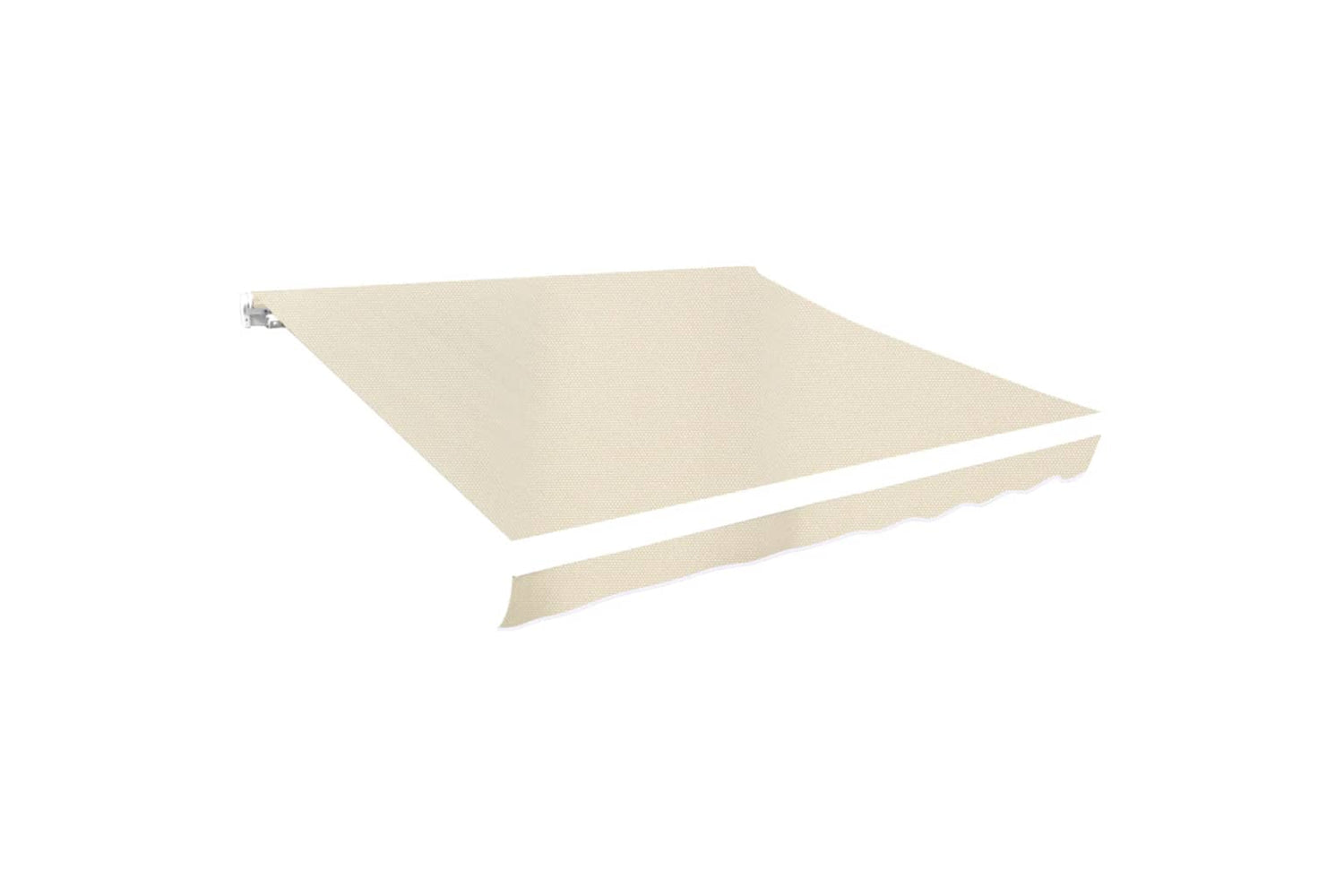 vidaXL 141014 Awning Top Sunshade Canvas Cream 4 X 3 M