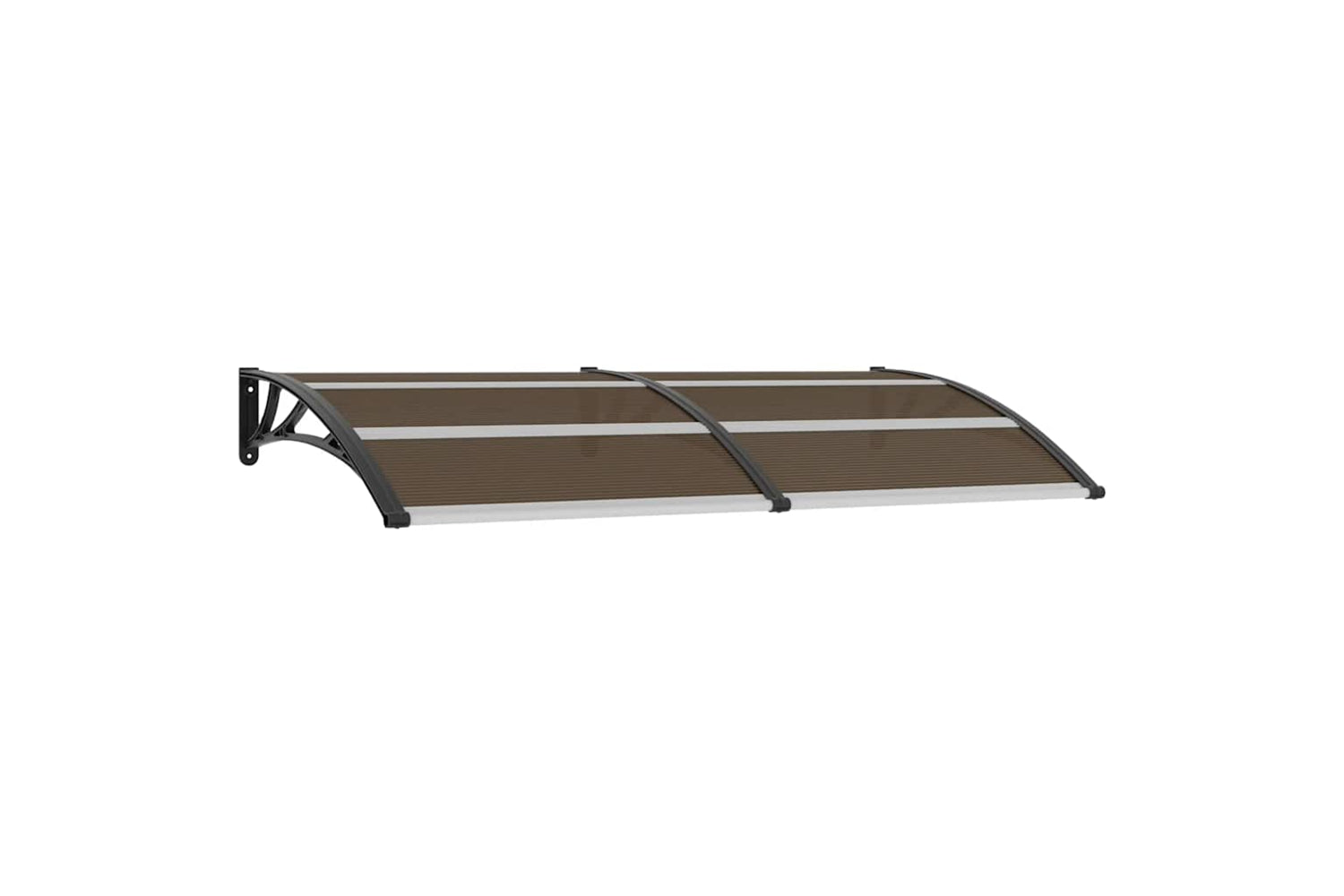 vidaXL 45635 Door Canopy Black 200x100cm Pc