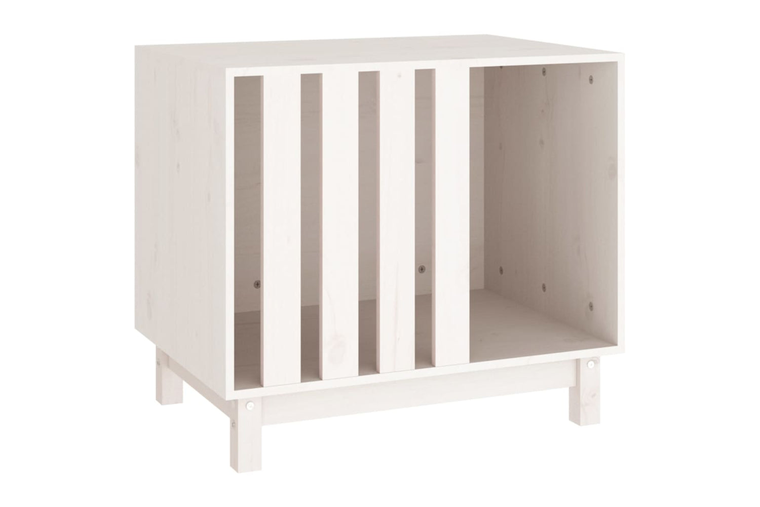 vidaXL 822482 Dog House White 70x50x62cm Solid Wood Pine