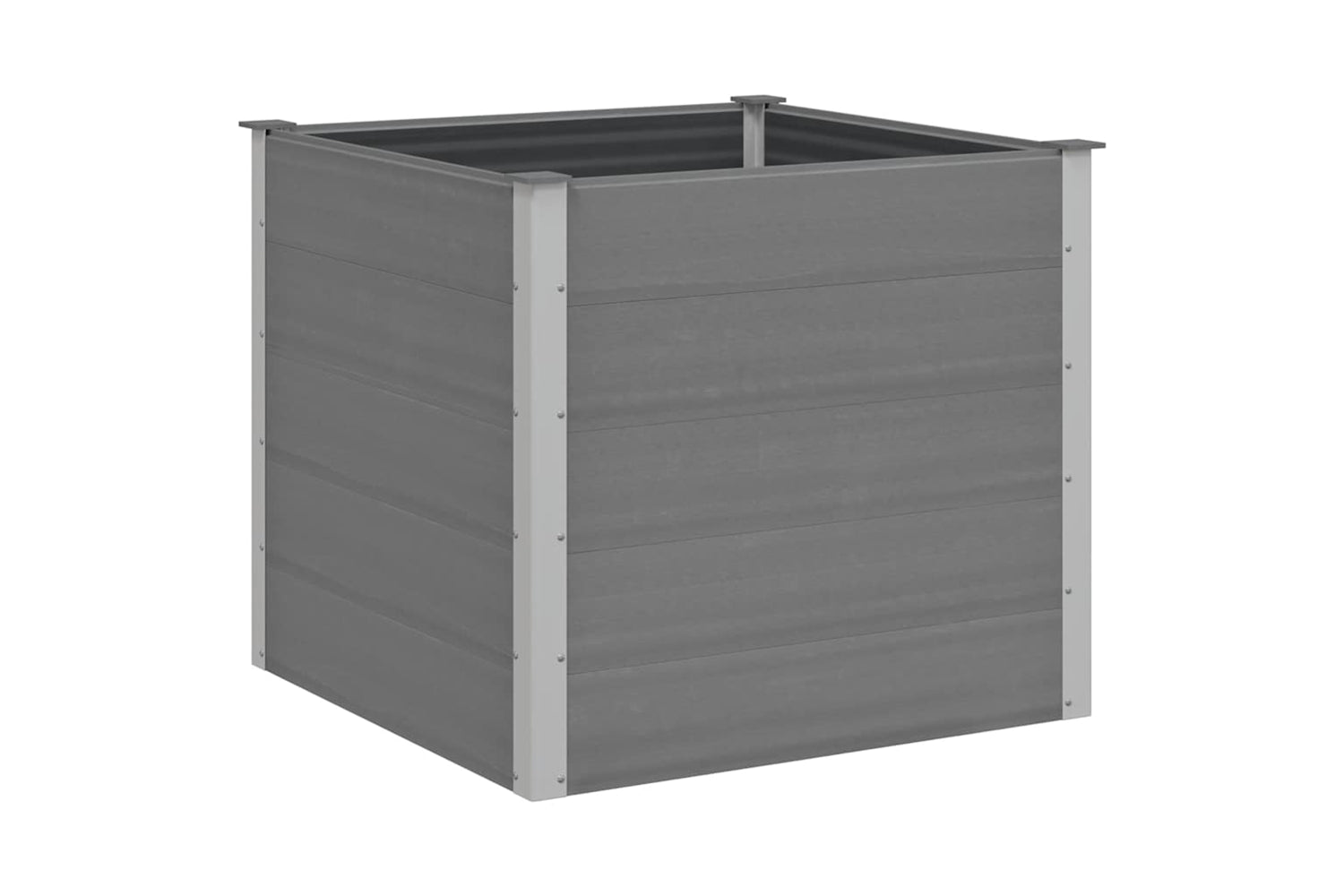 vidaXL 43606 Garden Raised Bed Wpc 100x100x91cm Grey