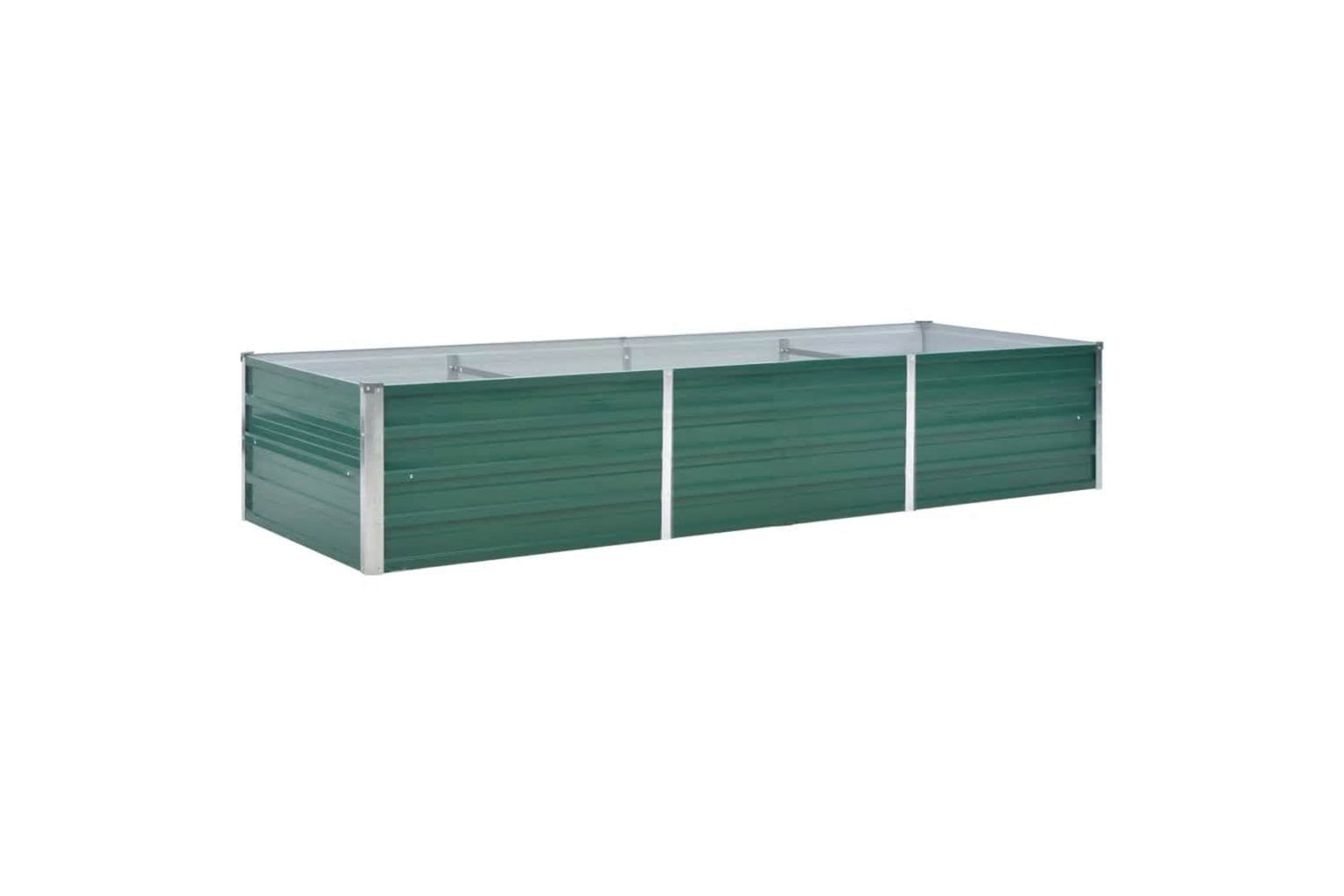 vidaXL 44843 Garden Raised Bed Galvanised Steel 240x80x45cm Green