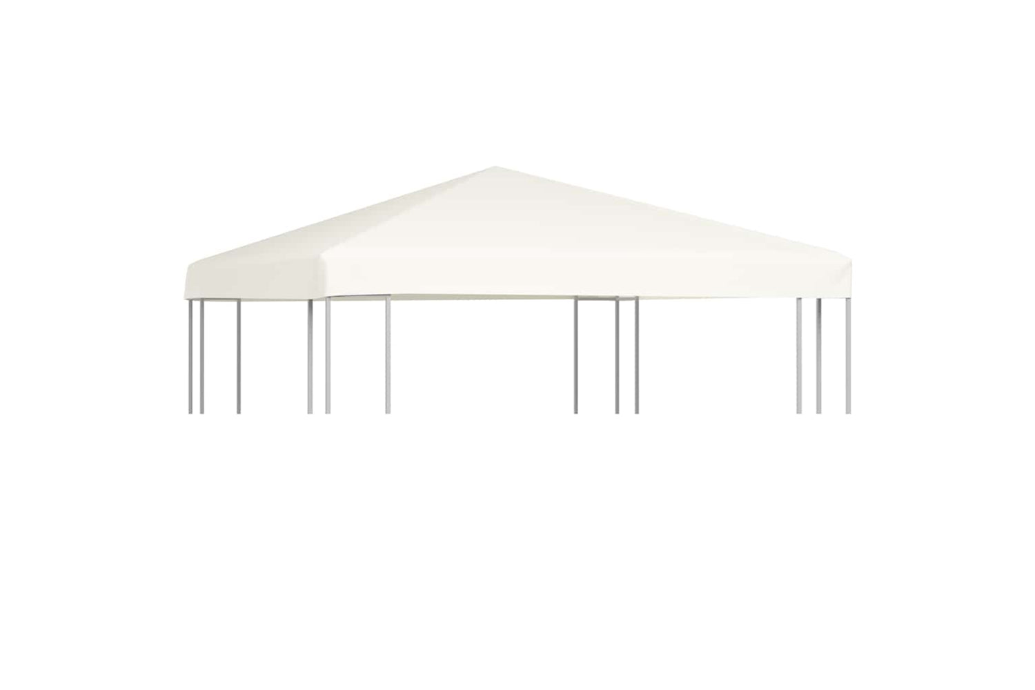 Vidaxl Gazebo Top Cover 310 G/m2 3x3 M Cream White