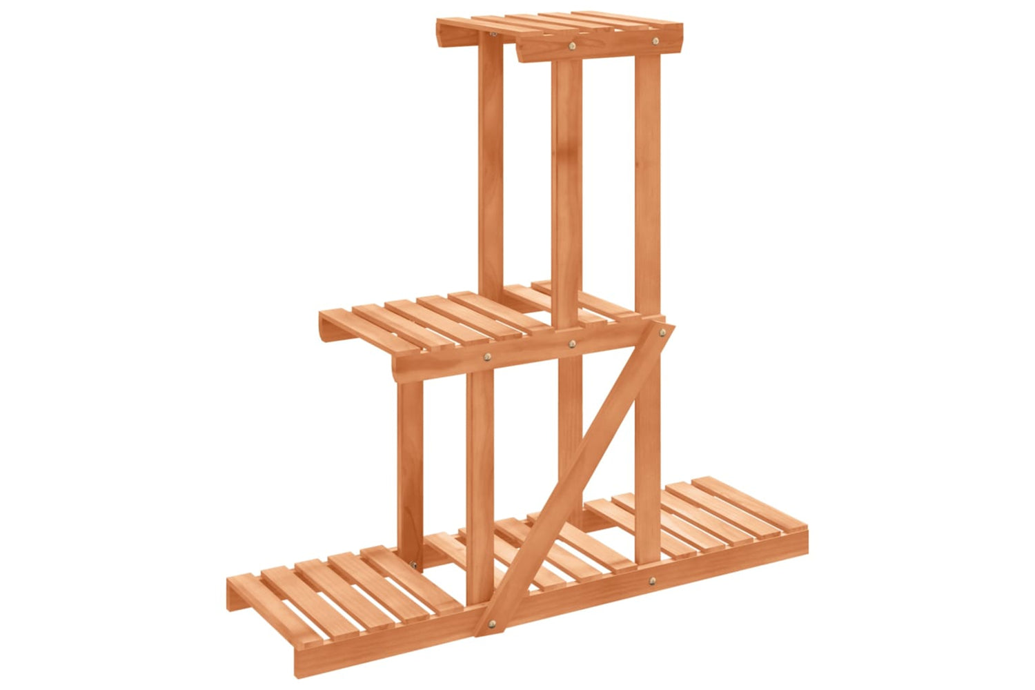 vidaXL 362872 Flower Stand 81x25x75.5cm Solid Wood Fir