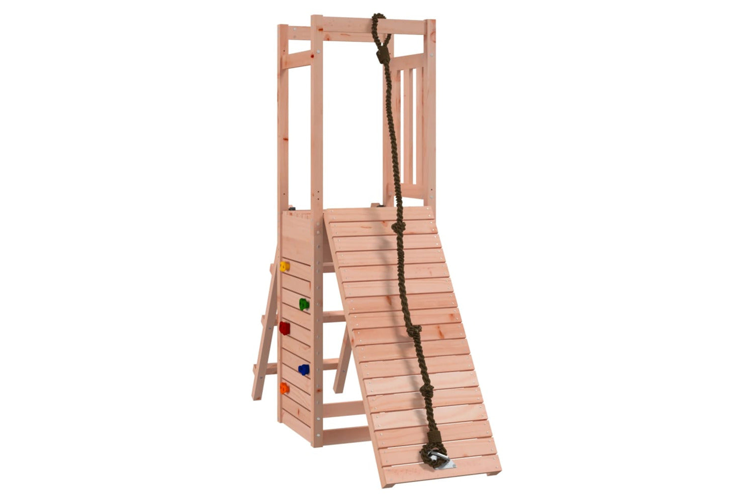 Vidaxl 3155916 Playhouse With Climbing Wall Solid Wood Douglas-2