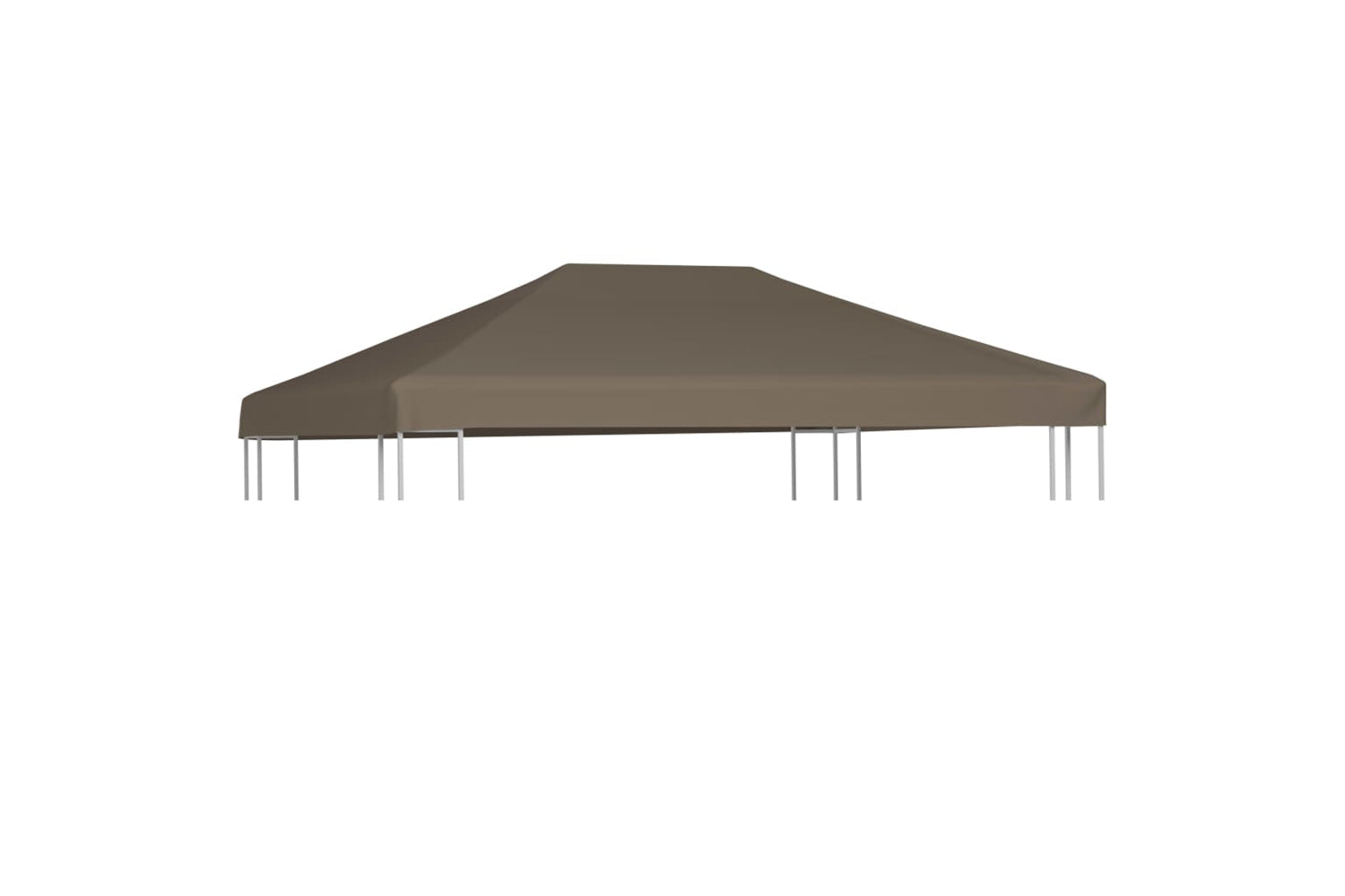 Vidaxl 46619 Gazebo Top Cover 310 G/mâ² 3x3 M Taupe