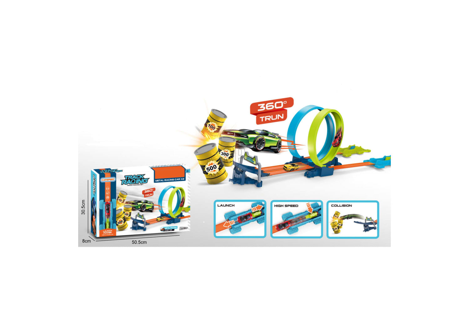 Carrera 426491 First Slot Car And Track Set Nintendo Mario Kart 1:50-2