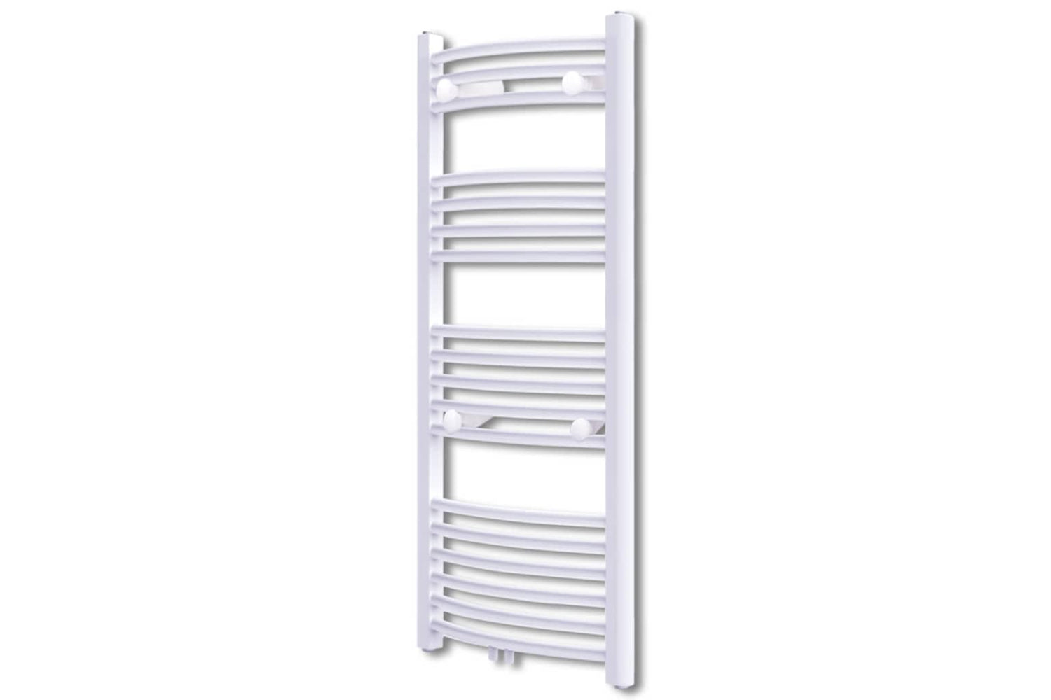 Vidaxl Bathroom Radiator Central Heating Towel Rail Curve 600 X 1160 Mm