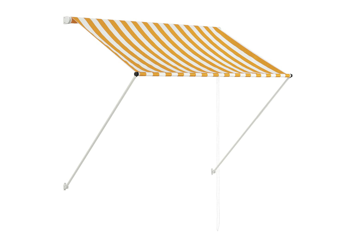 vidaXL 145890 Retractable Awning 100x150cm Yellow And White