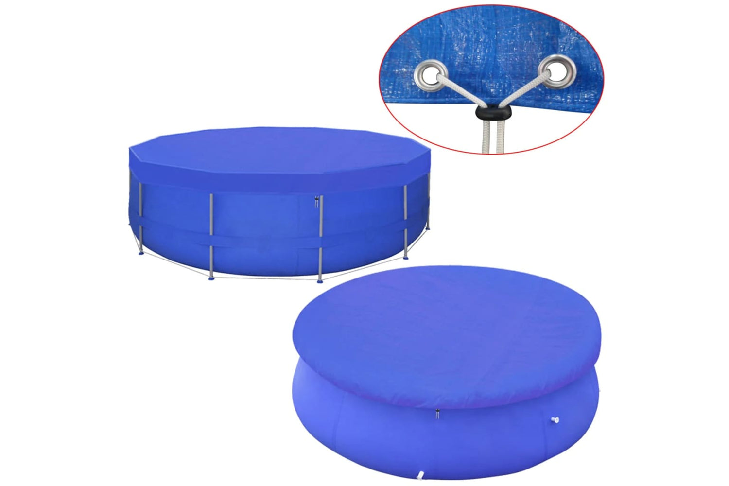vidaXL 91151 Pool Cover Pe Round 460cm 90 G/mÂ²
