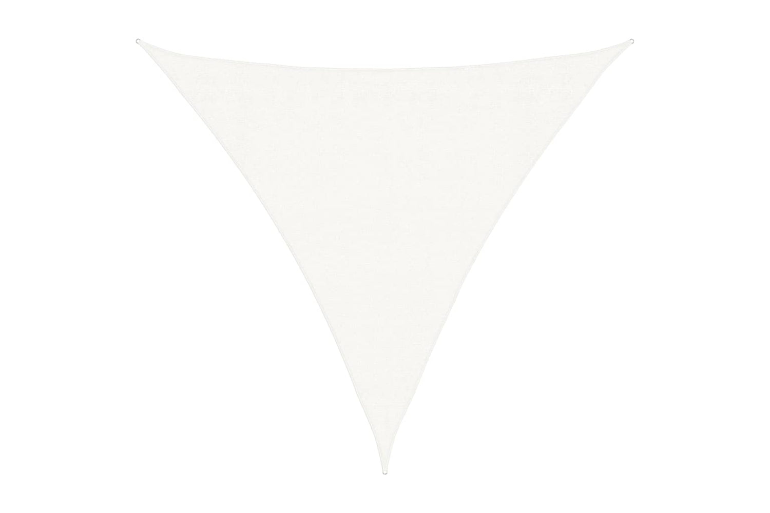 vidaXL 43018 Sunshade Sail Hdpe Triangular 3.6x3.6x3.6 M White