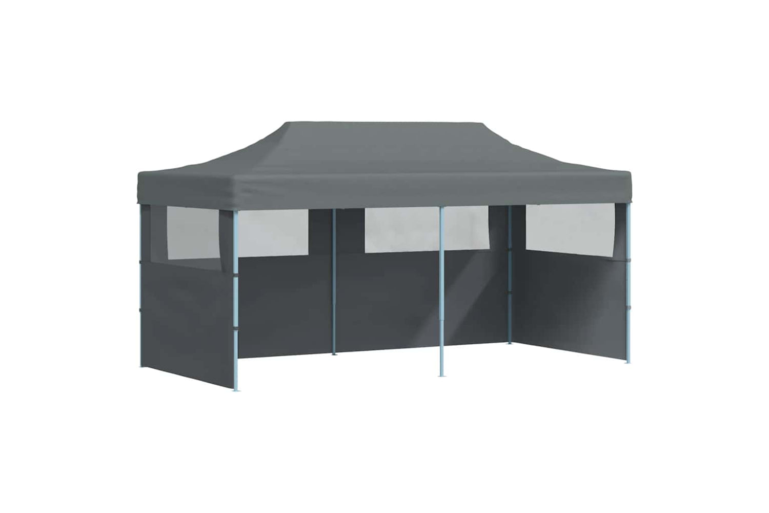 Vidaxl 44966 Folding Pop-up Partytent With Sidewalls 3x6 M Anthracite