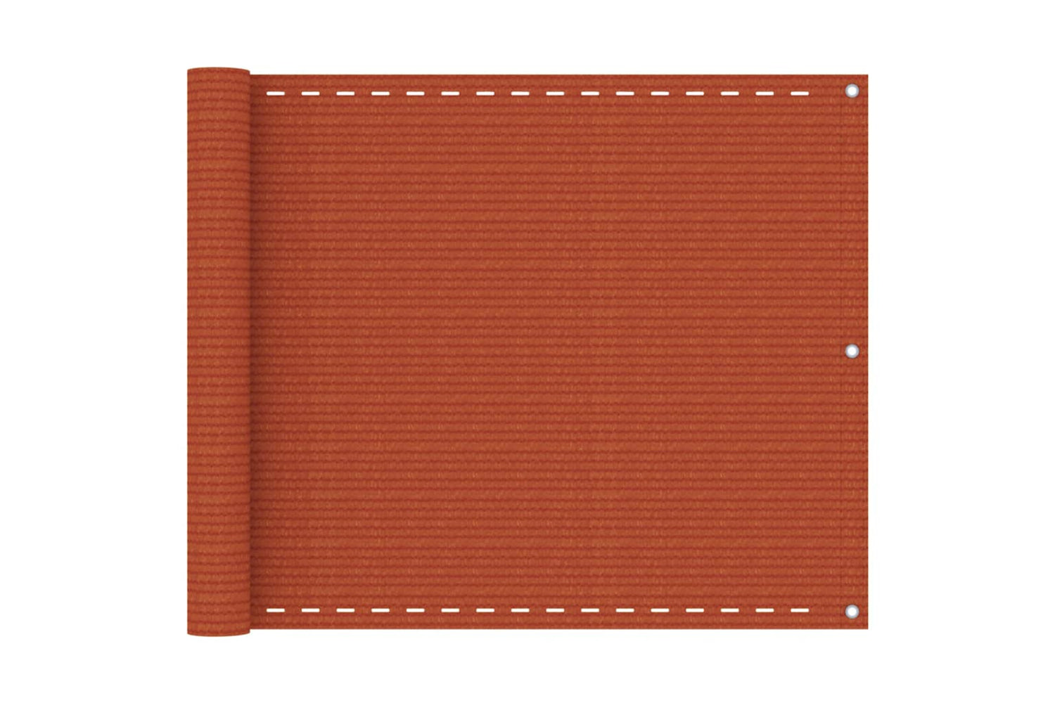 vidaXL 311017 Balcony Screen Orange 75x400cm Hdpe