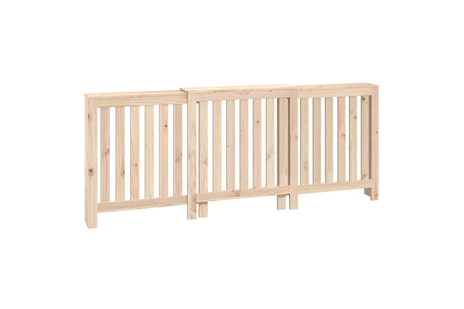 vidaXL 822586 Radiator Cover 210x21x85cm Solid Wood Pine