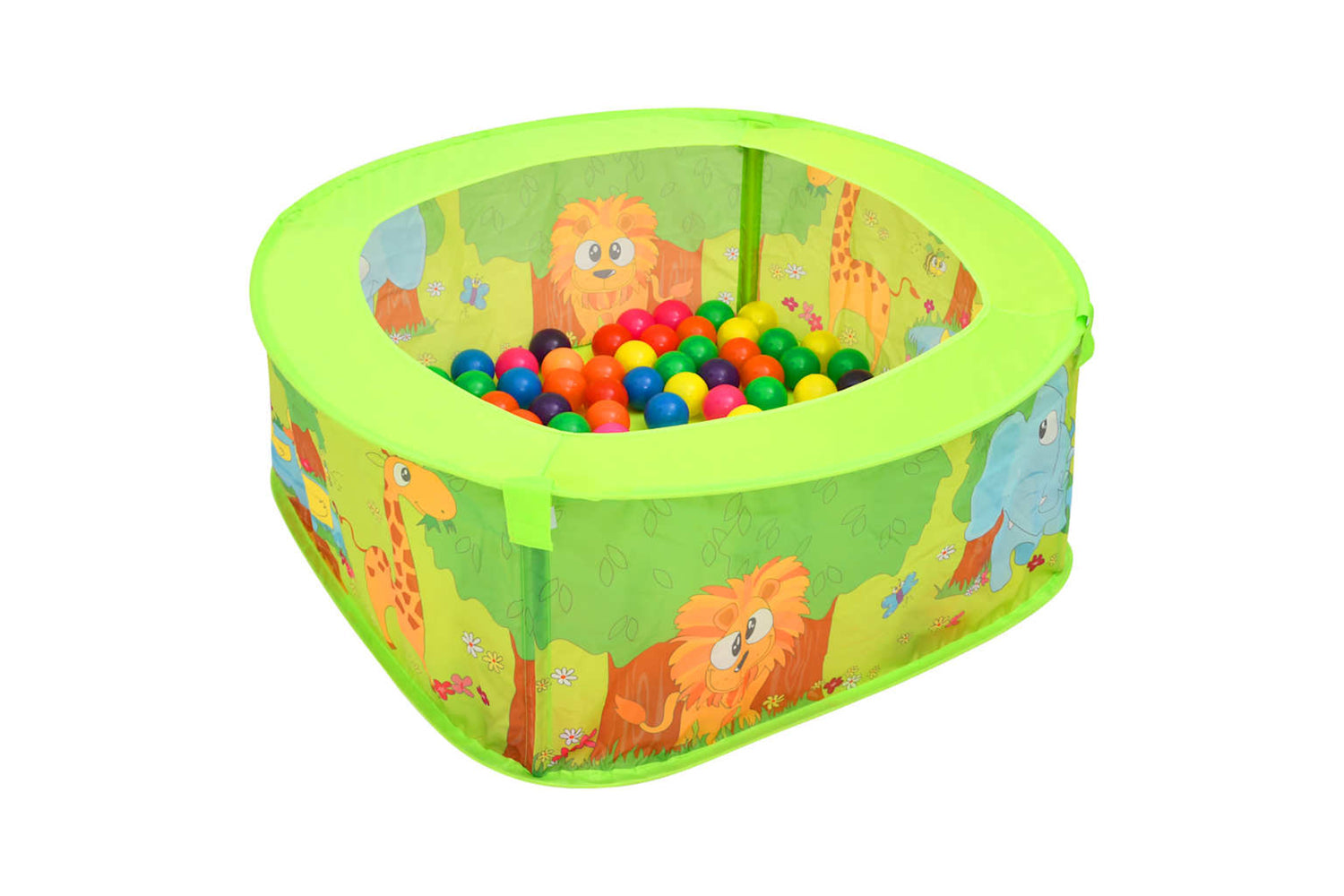 Vidaxl Ball Pool With 50 Balls For Kids 75x75x32 Cm