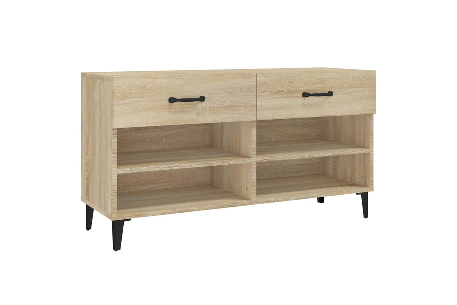 vidaXL 812828 Shoe Cabinet Sonoma Oak 102x35x55cm Engineered Wood