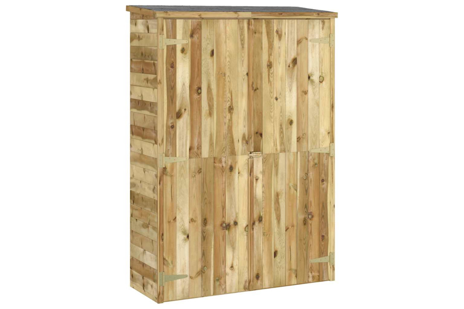 vidaXL 318196 Garden Tool Shed 123x45x171cm Impregnated Solid Wood Pine