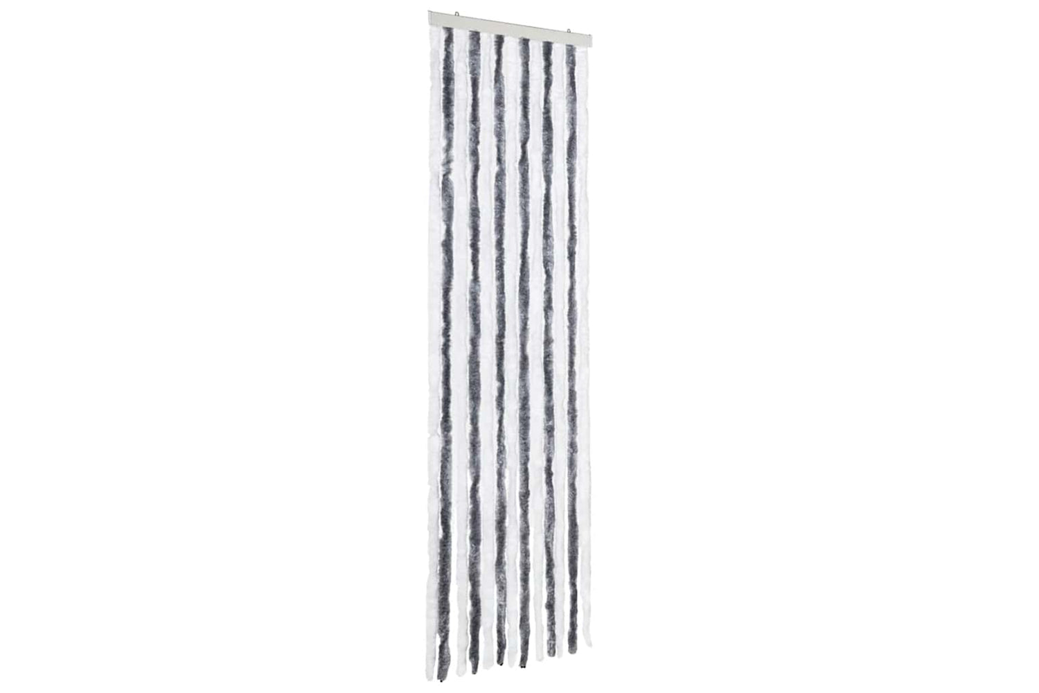 vidaXL Insect Curtain Grey And White 56x200cm Chenille