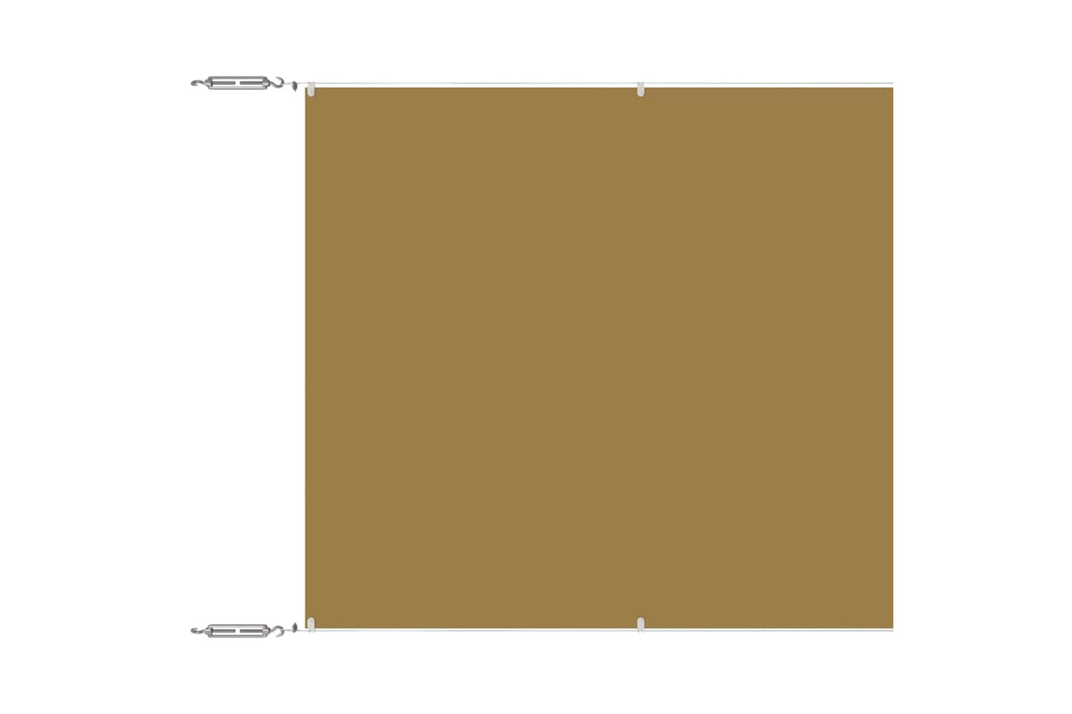 vidaXL 148267 Vertical Awning Beige 140x1000cm Oxford Fabric
