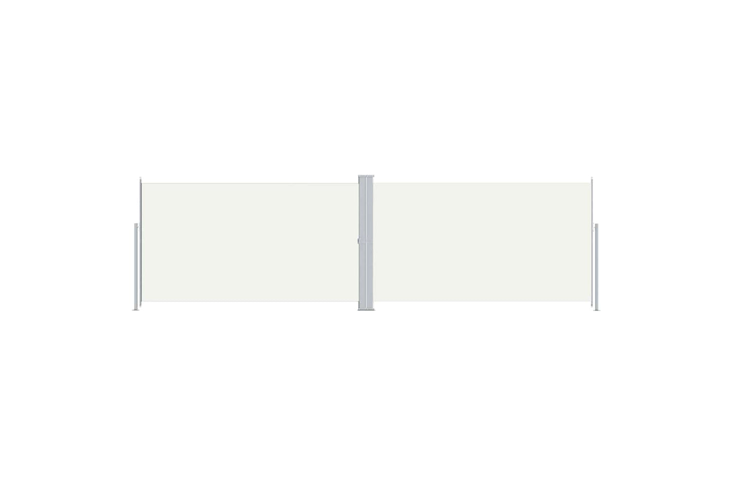 vidaXL 318001 Retractable Side Awning Cream 180x600cm