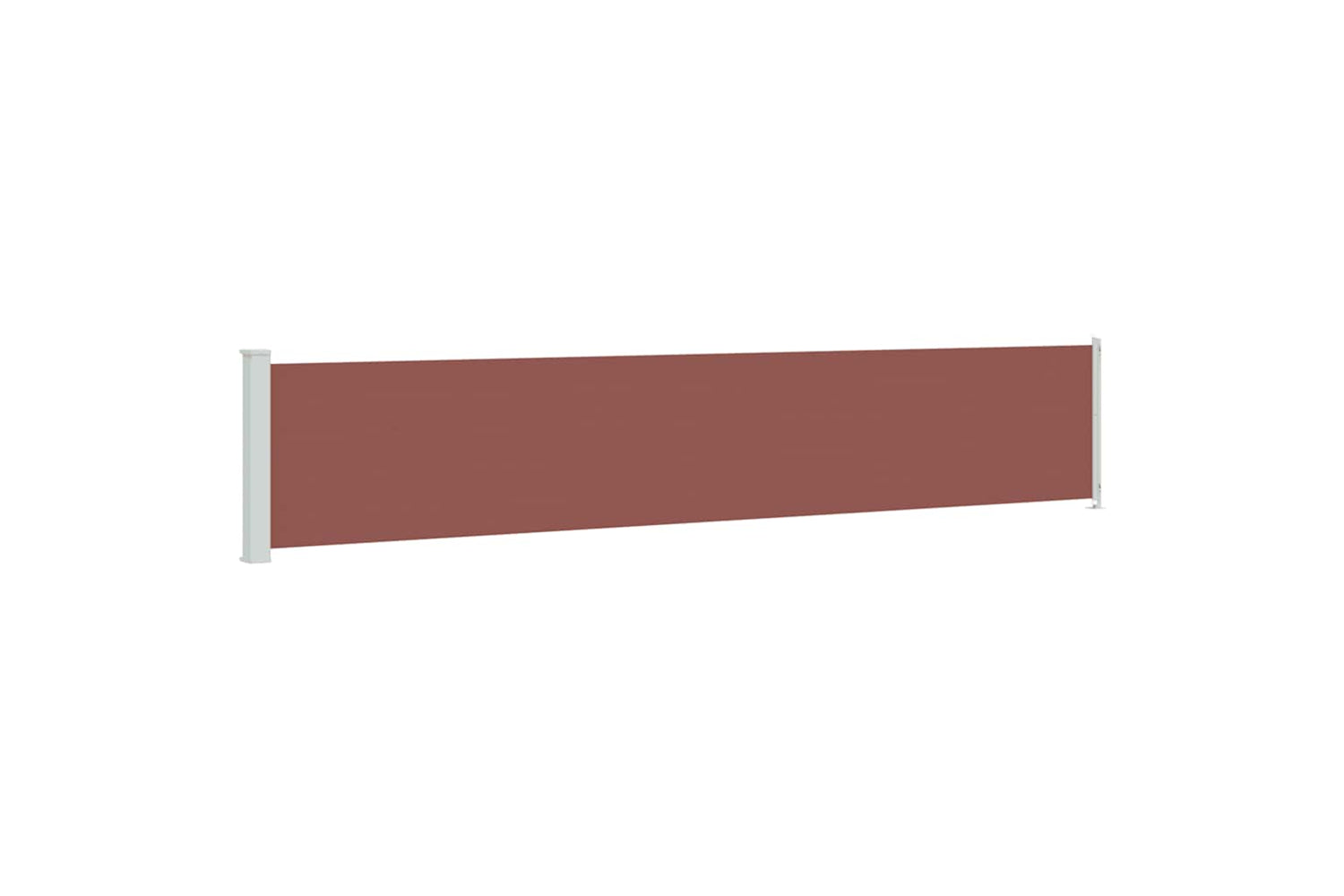 vidaXL 317951 Patio Retractable Side Awning 117x600cm Brown