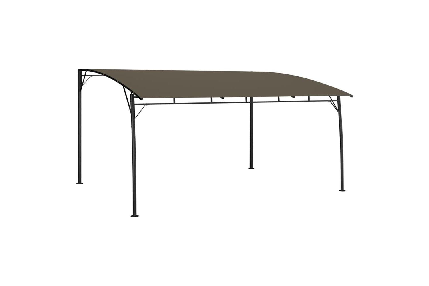 Vidaxl 312255 Garden Sunshade Awning 4x3x2.55 M Taupe