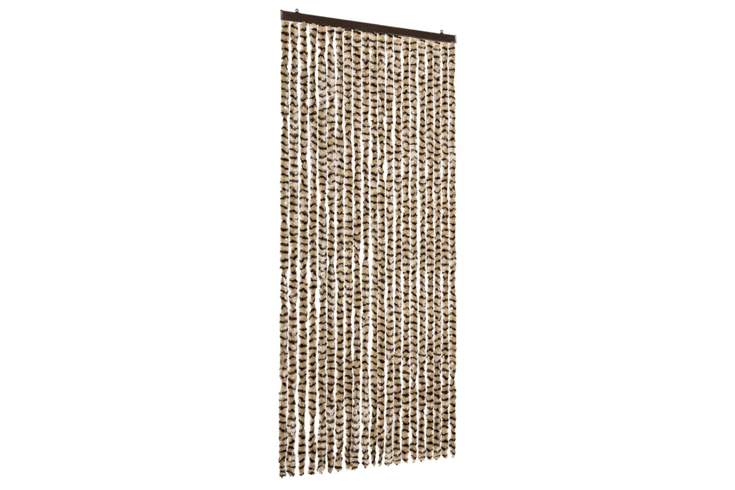 vidaXL Insect Curtain Beige And Brown 90x220cm Chenille