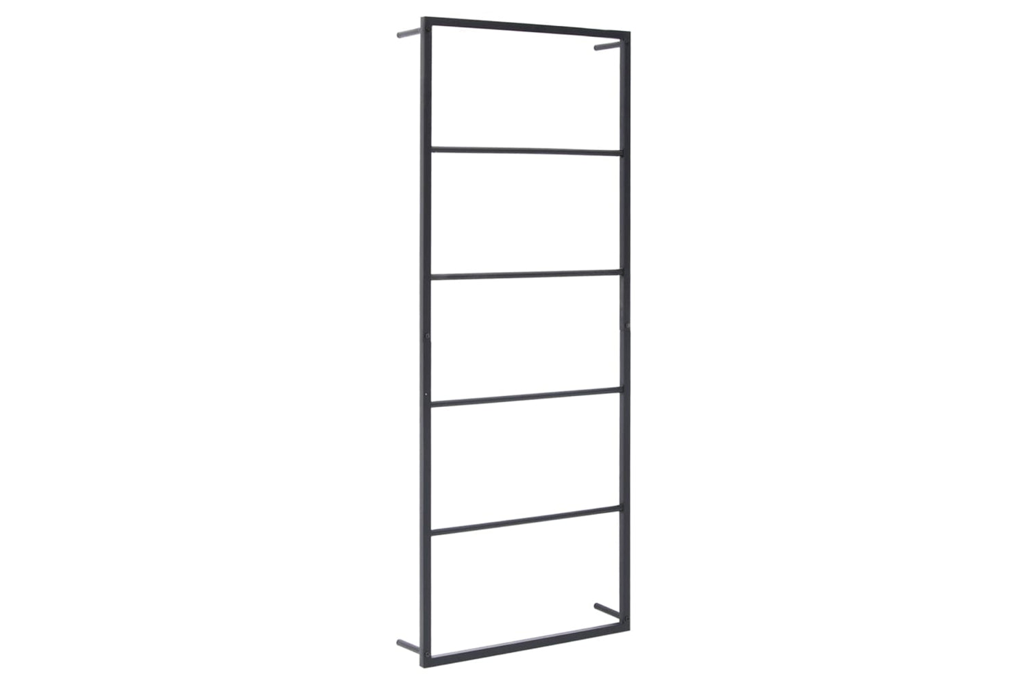 vidaXL 336118 Towel Rack Black 45x10x115cm Steel