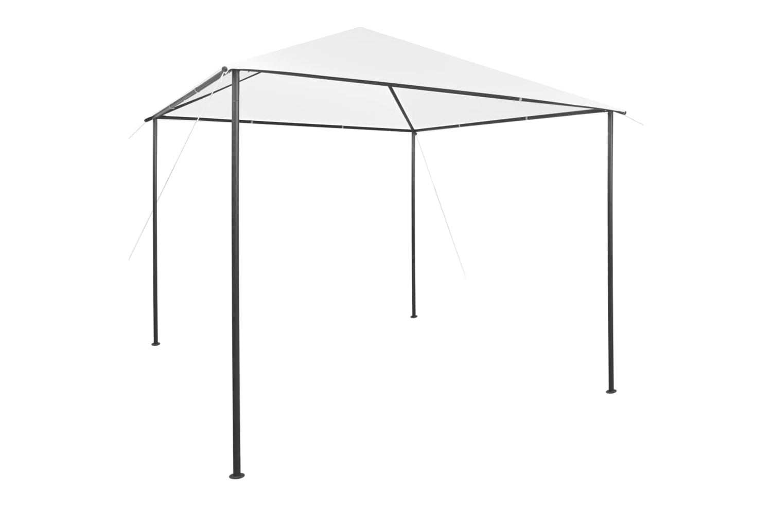 Vidaxl 312241 Gazebo 3x3x2.9 M White 180 G/mâ²