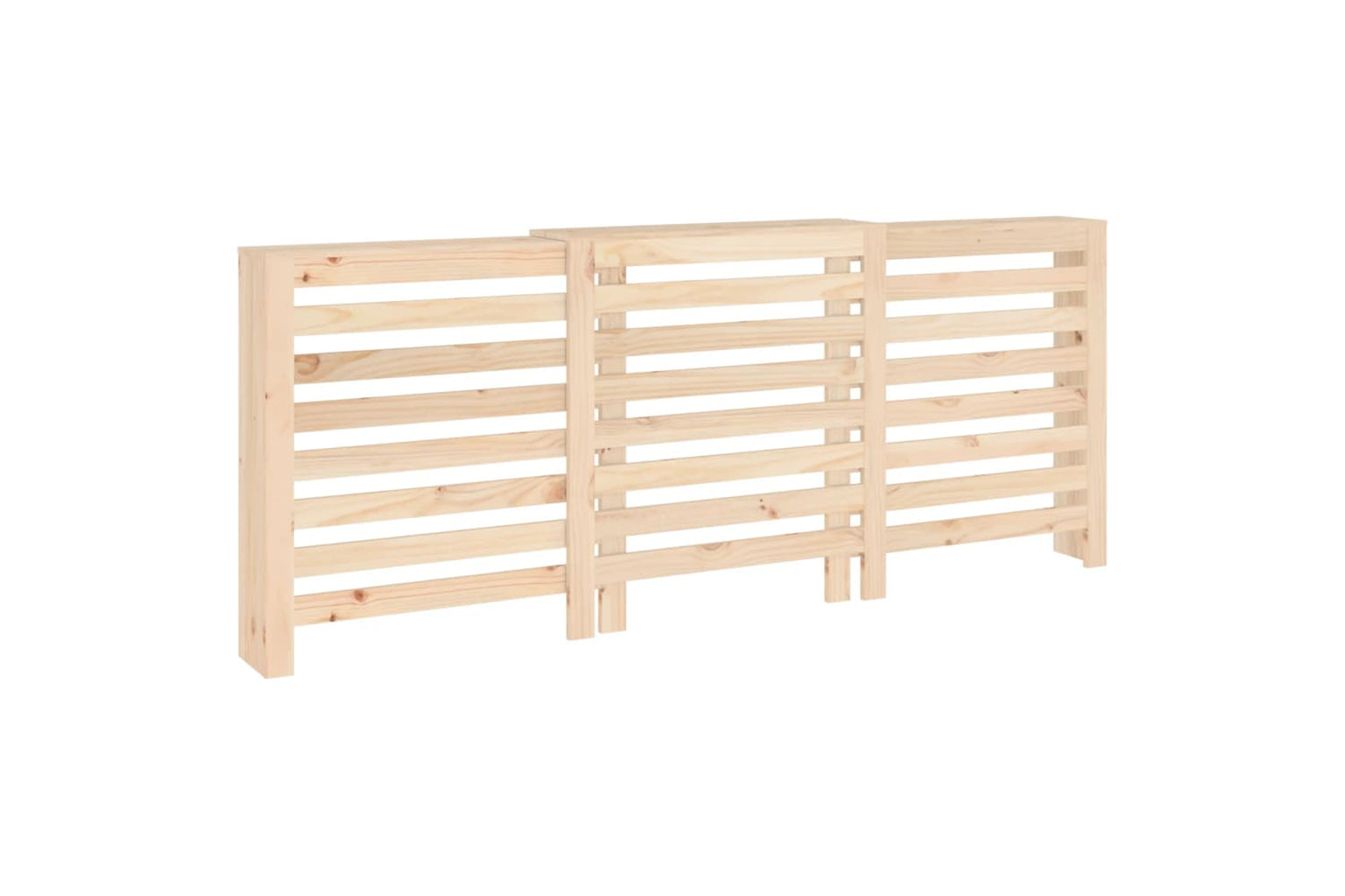 vidaXL 822611 Radiator Cover 210x21x85cm Solid Wood Pine