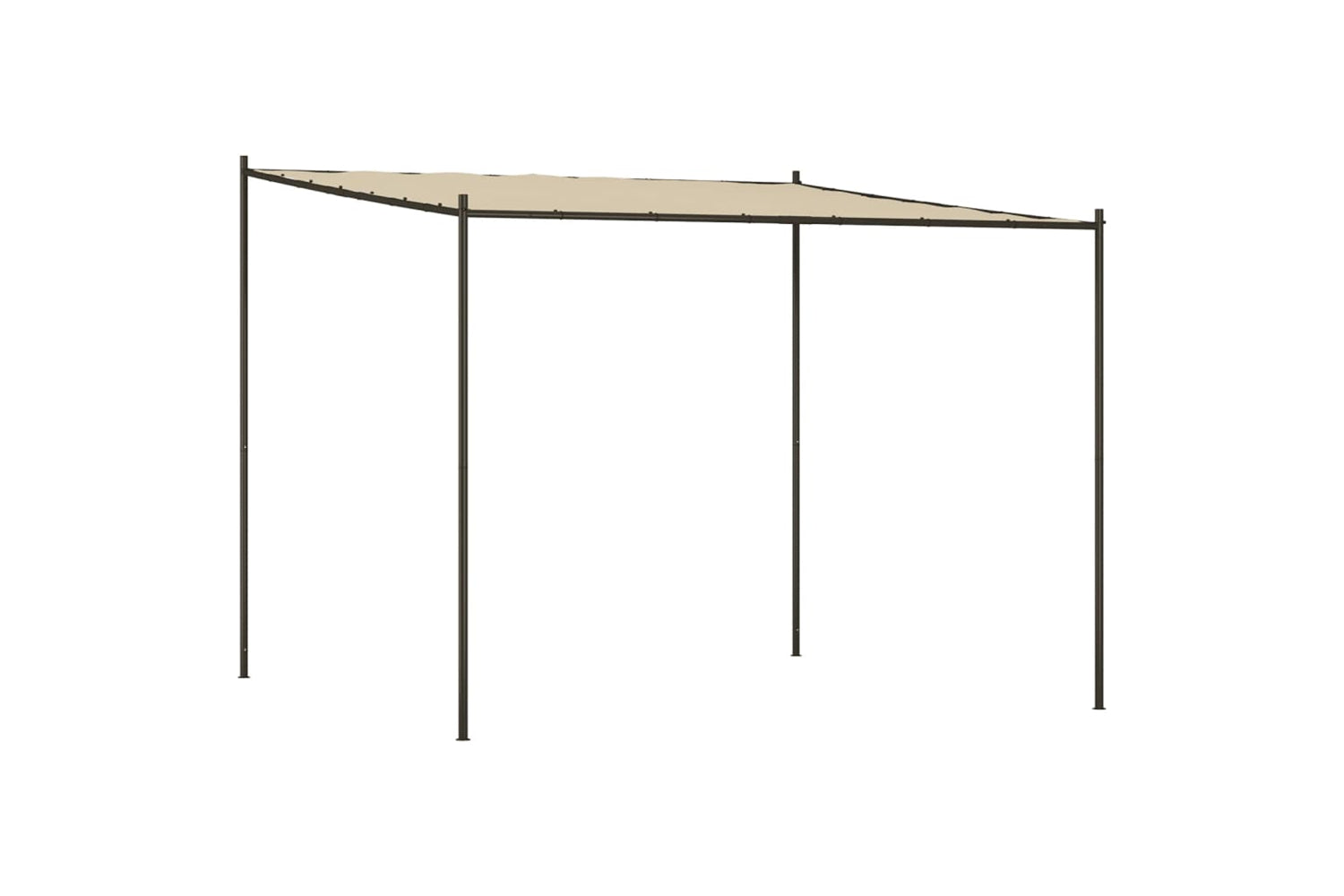 Vidaxl 362463 Gazebo Beige 3x3 M 180 G/mâ² Fabric And Steel