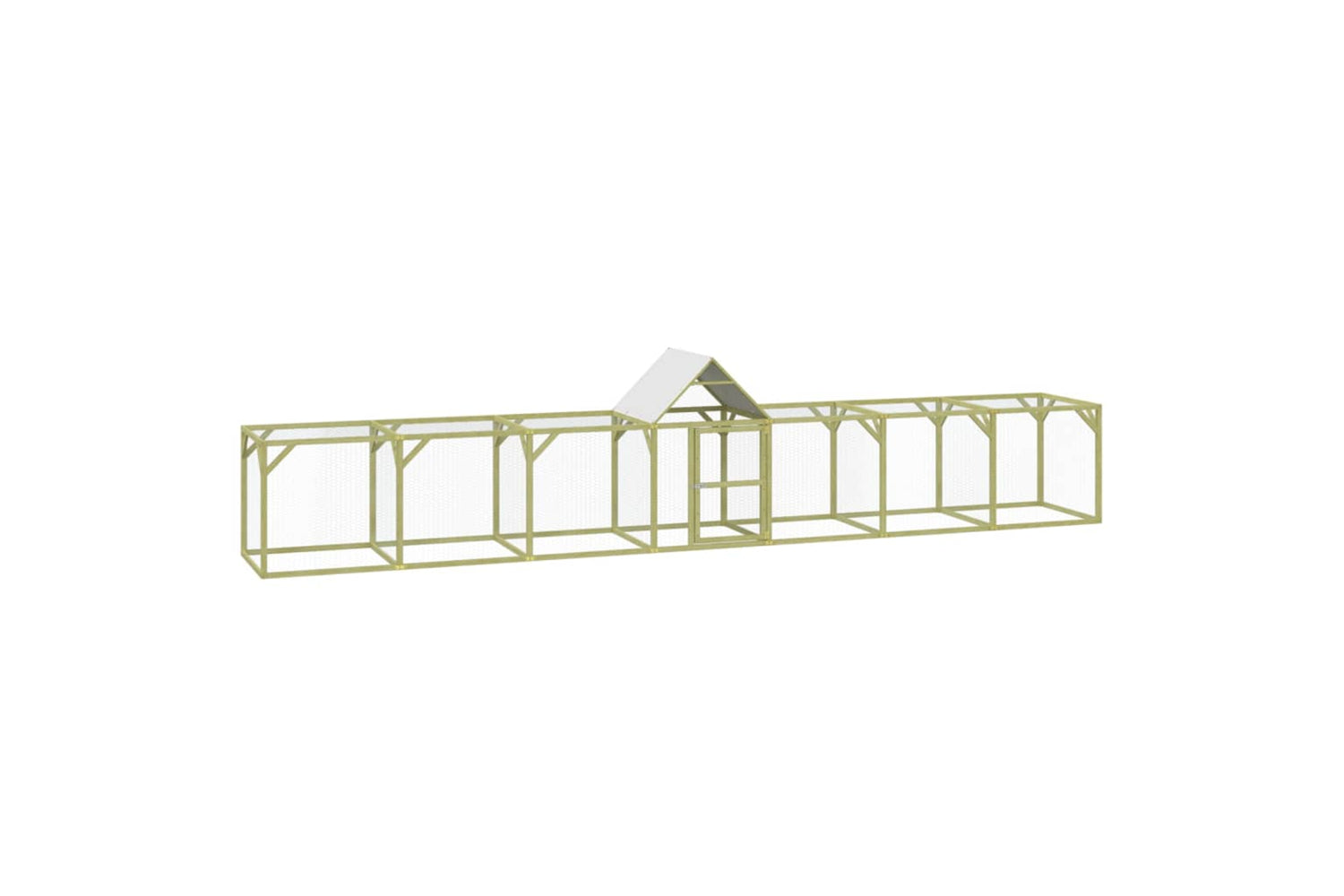 vidaXL 3102984 Chicken Coop 700x100x150cm Impregnated Solid Wood Pine