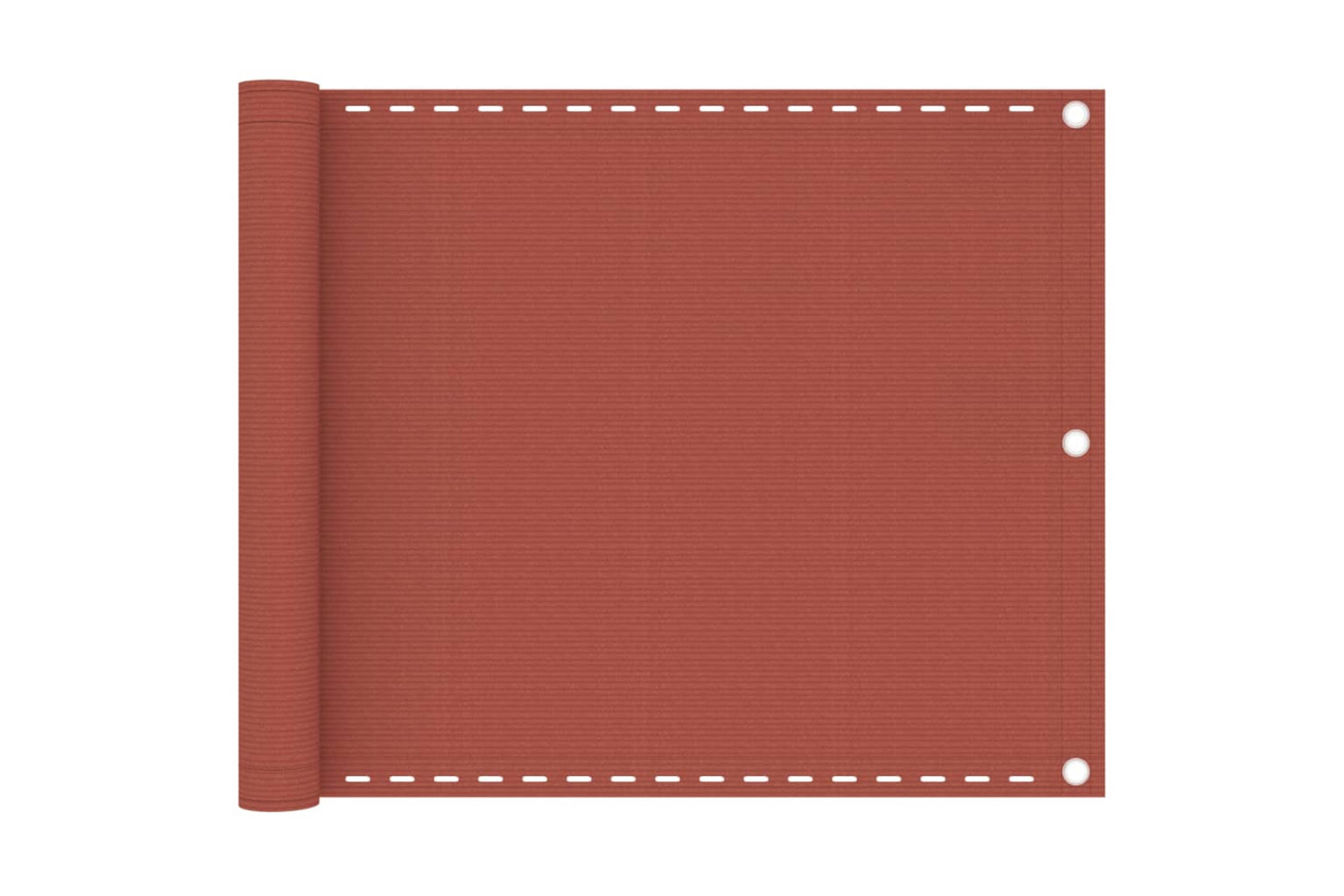 vidaXL 310947 Balcony Screen Terracotta 75x600cm Hdpe