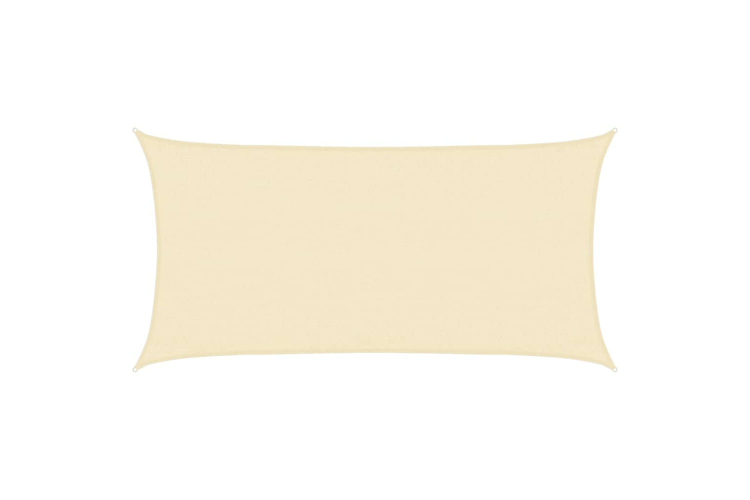 vidaXL 311185 Sunshade Sail 160 G/mÂ² Cream 3x6 M Hdpe