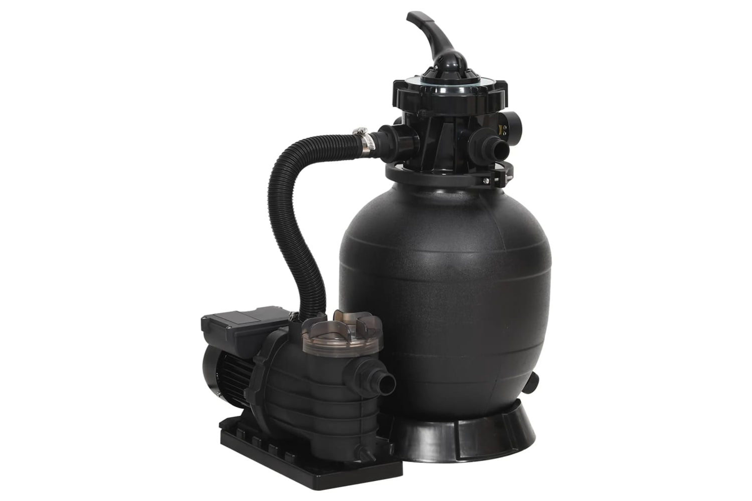 Vidaxl Pool Sand Filter With Prefilter Black