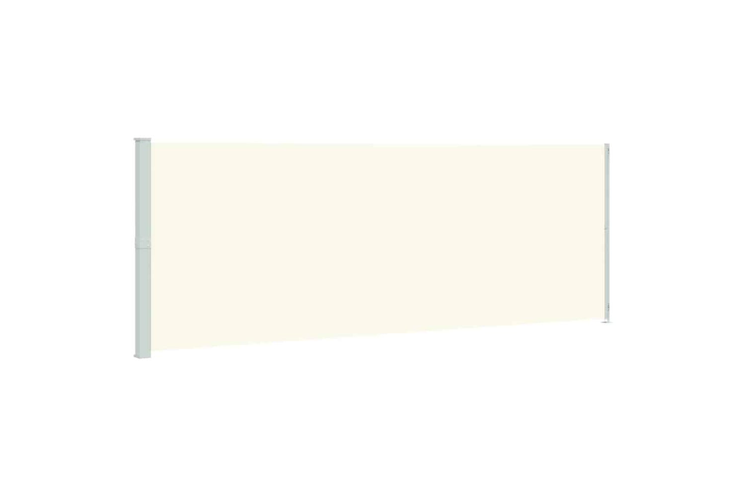 vidaXL 317977 Patio Retractable Side Awning 220x600cm Cream