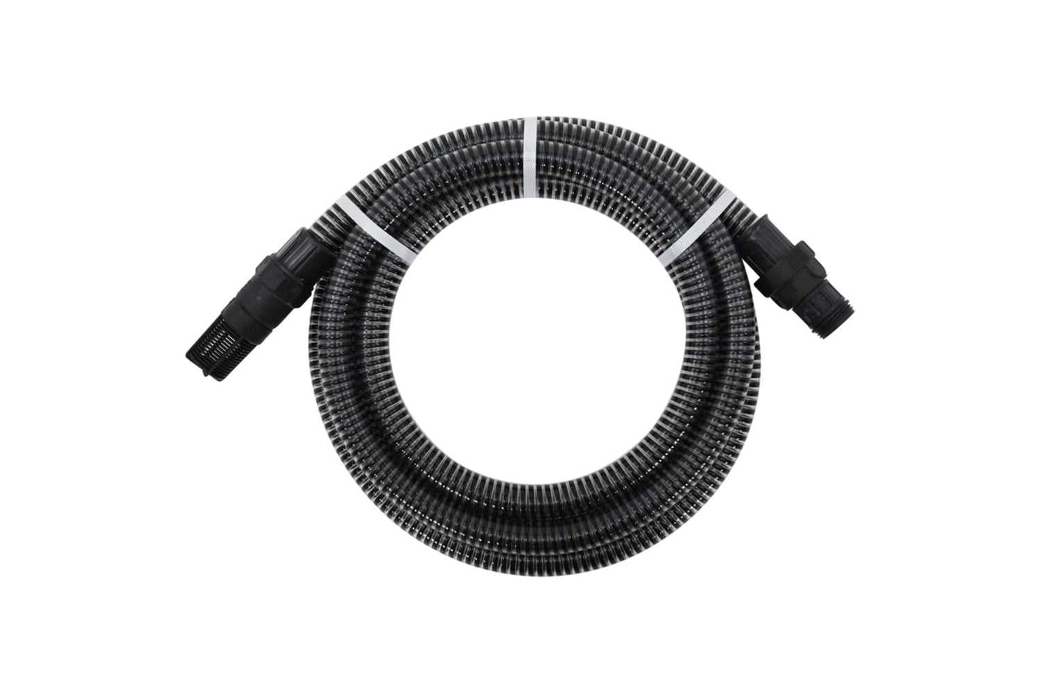 vidaXL 151078 Suction Hose With Pvc Connectors 10 M 22mm Black