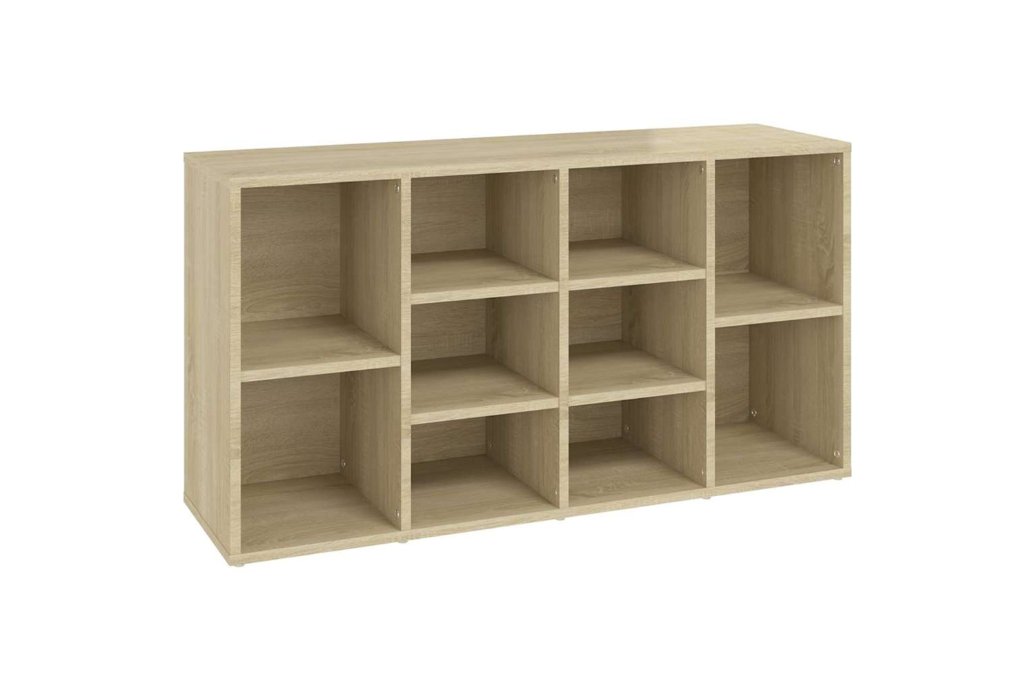 vidaXL 803293 Shoe Bench Sonoma Oak 103x30x54.5cm Engineered Wood