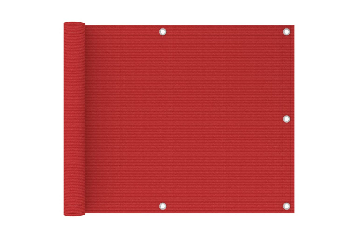 vidaXL 311004 Balcony Screen Red 75x300cm Hdpe