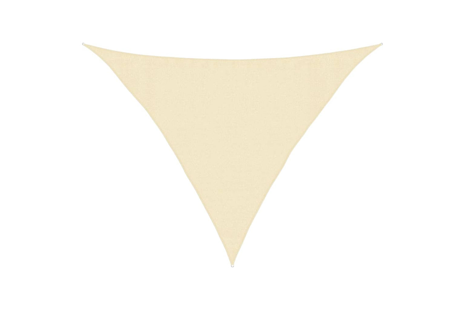vidaXL 311202 Sunshade Sail 160 G/mÂ² Cream 3.5x3.5x4.9 M Hdpe