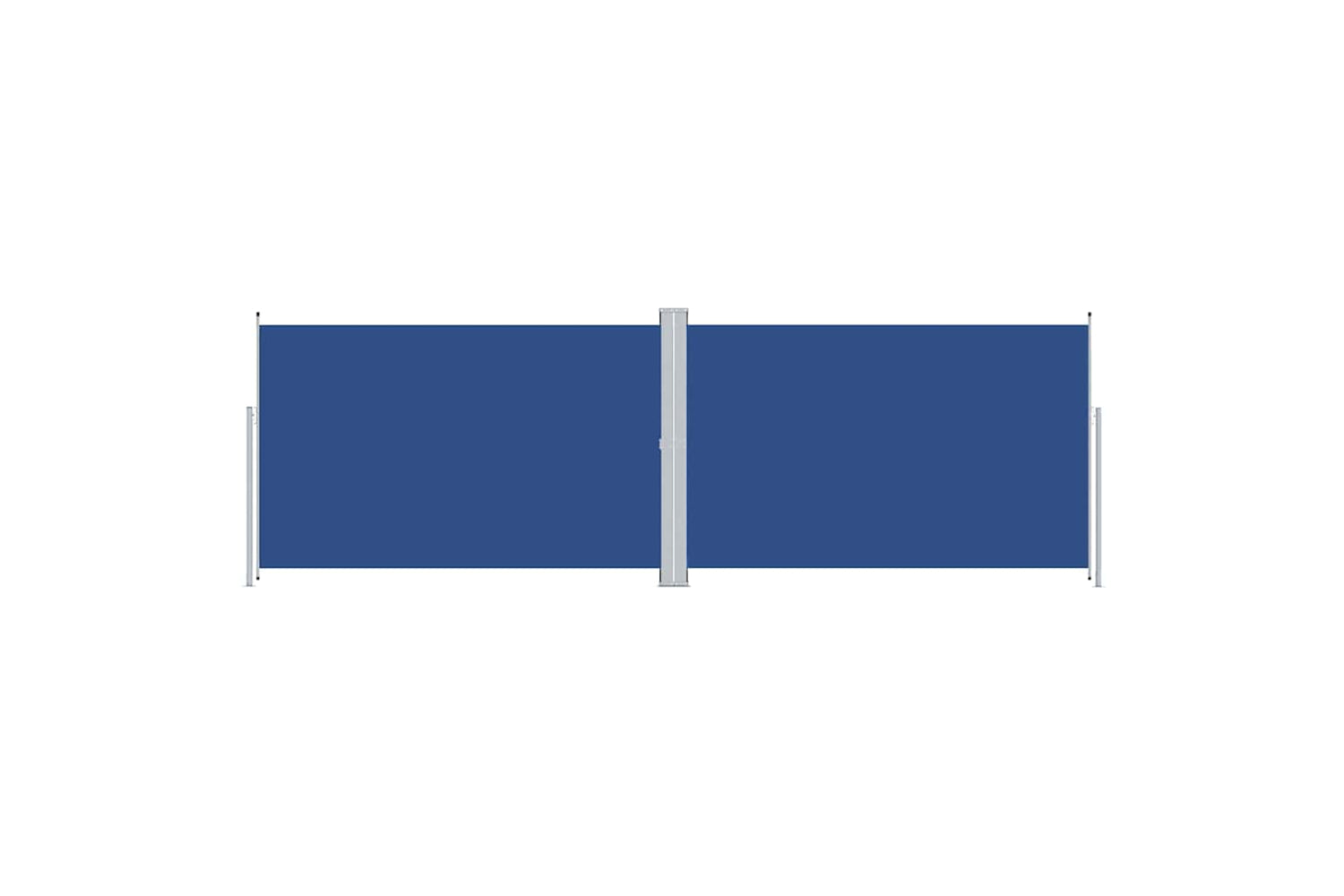 vidaXL 318010 Retractable Side Awning Blue 200x600cm