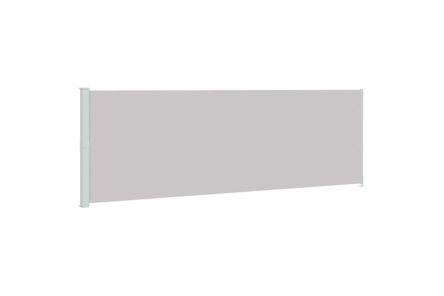 vidaXL 317974 Patio Retractable Side Awning 200x600cm Grey