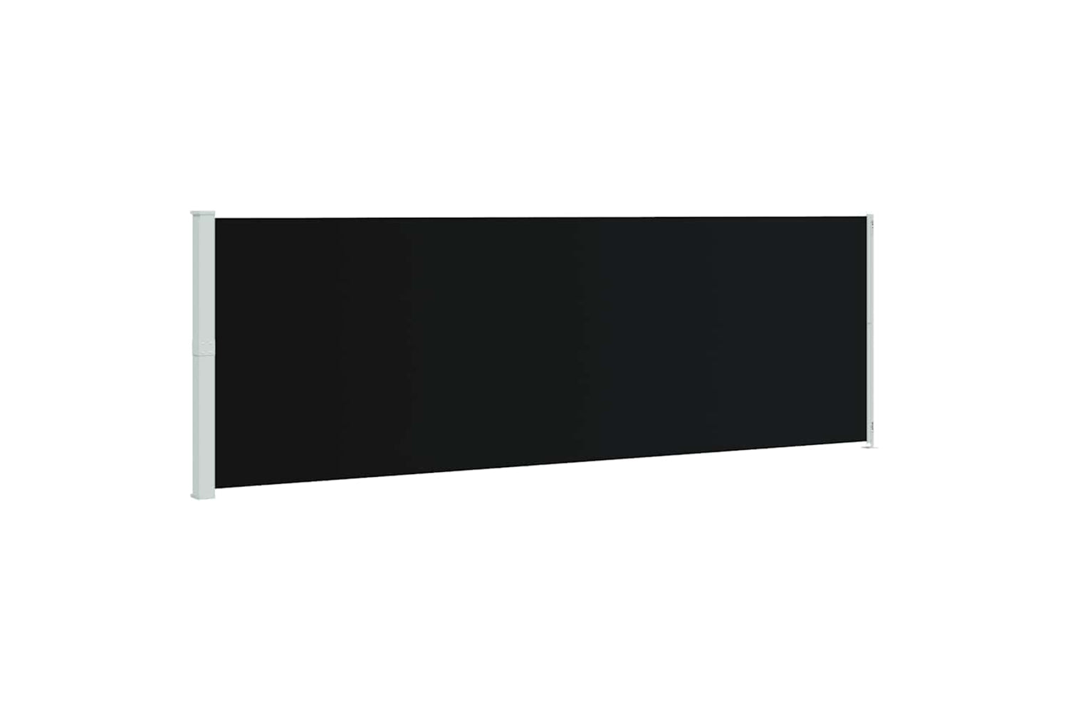 vidaXL 317970 Patio Retractable Side Awning 200x600cm Black