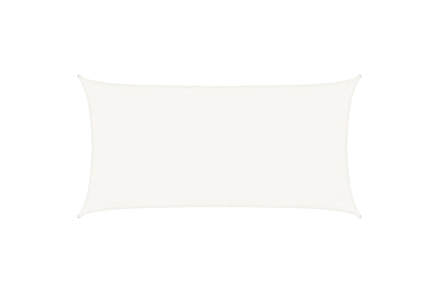 vidaXL 311240 Sunshade Sail 160 G/mÂ² White 3x6 M Hdpe