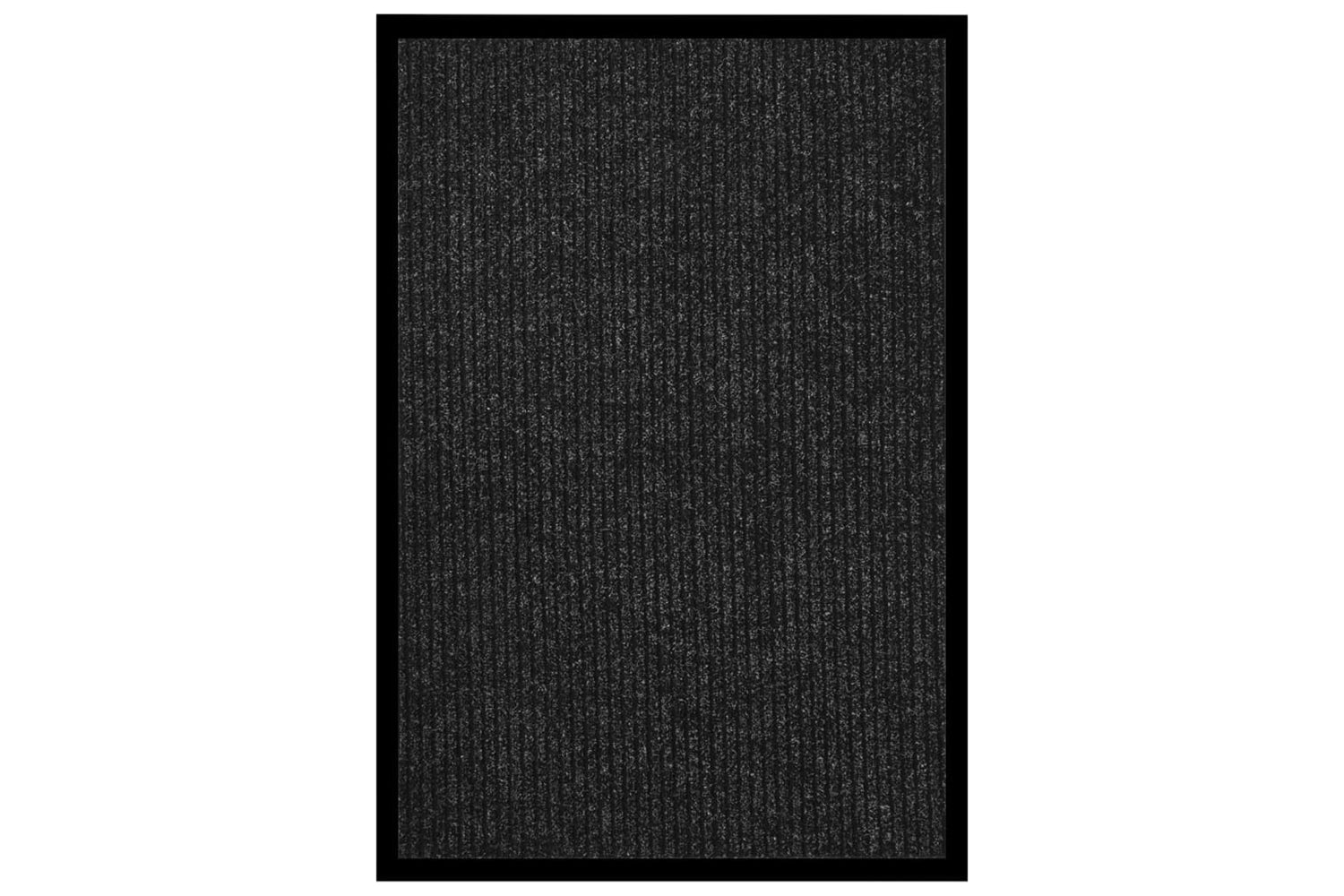 vidaXL 331609 Doormat Striped Anthracite 80x120cm