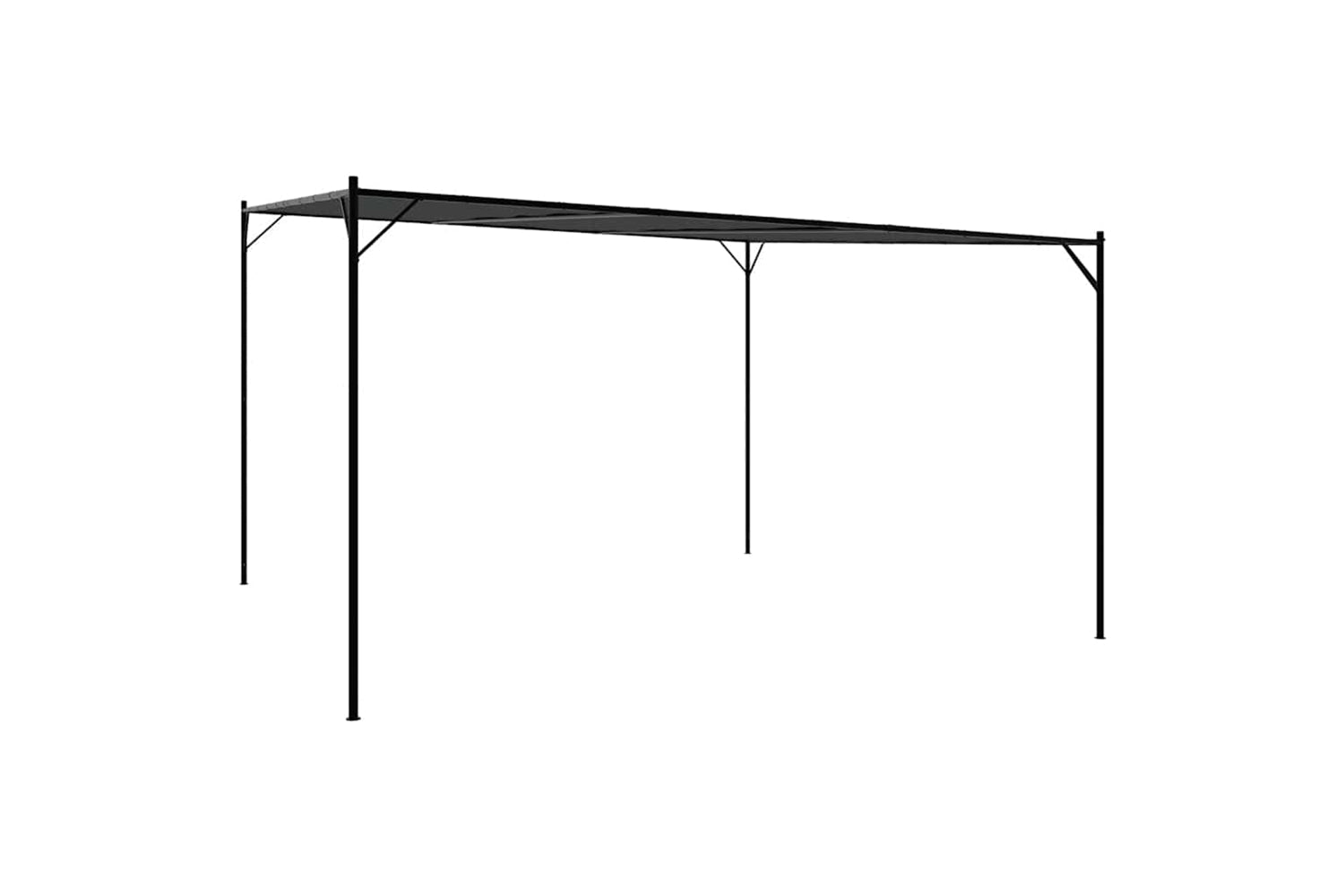 Vidaxl 362465 Gazebo Anthracite 4x4 M 180 G/mâ² Fabric And Steel