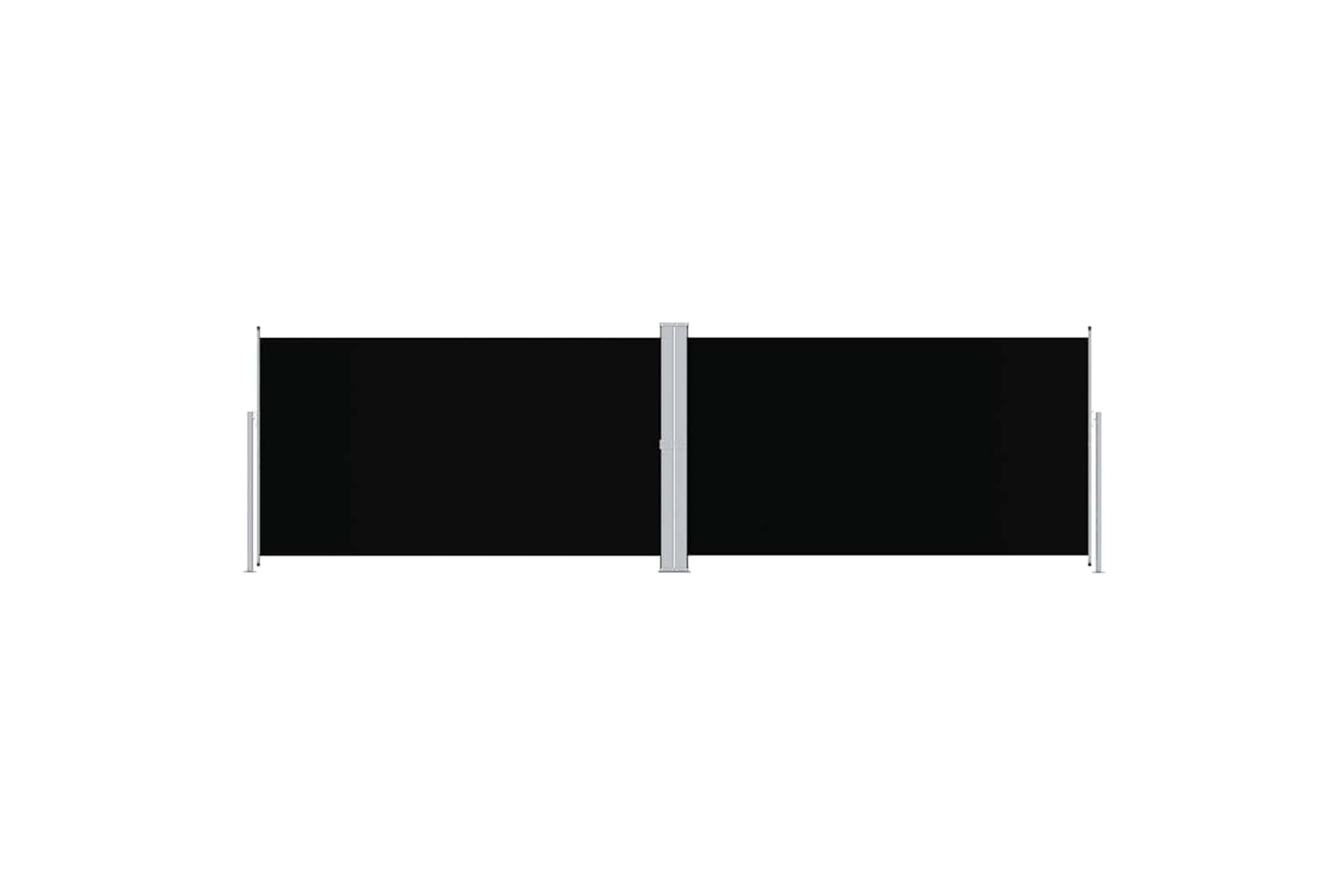 vidaXL 318000 Retractable Side Awning Black 180x600cm
