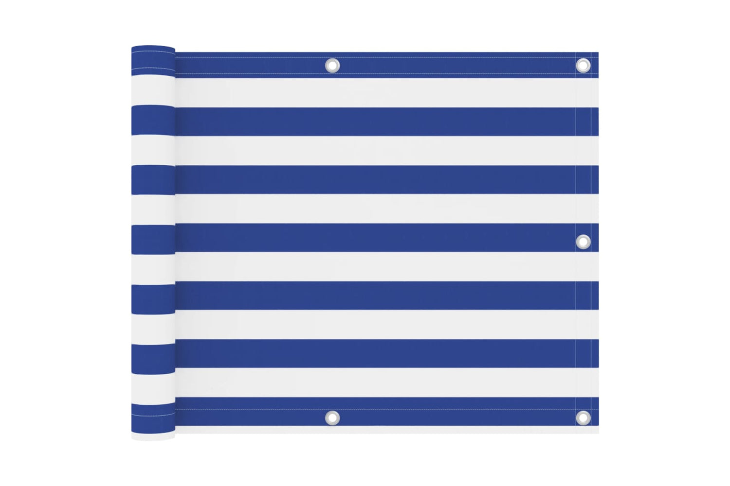 vidaXL 134913 Balcony Screen White And Blue 75x400cm Oxford Fabric