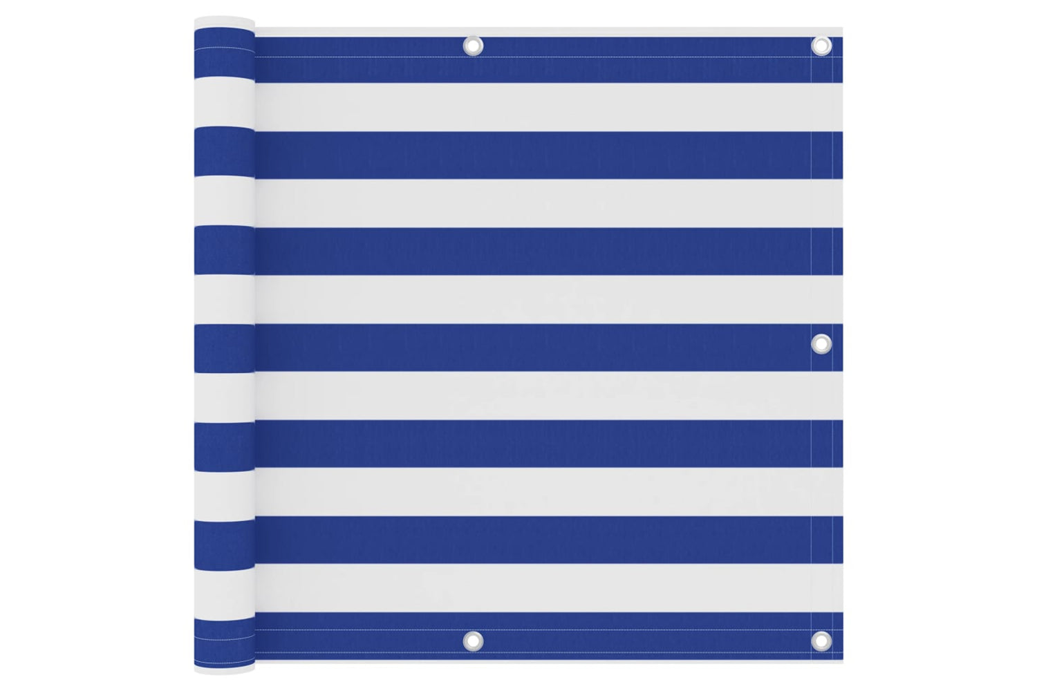 vidaXL 134916 Balcony Screen White And Blue 90x300cm Oxford Fabric
