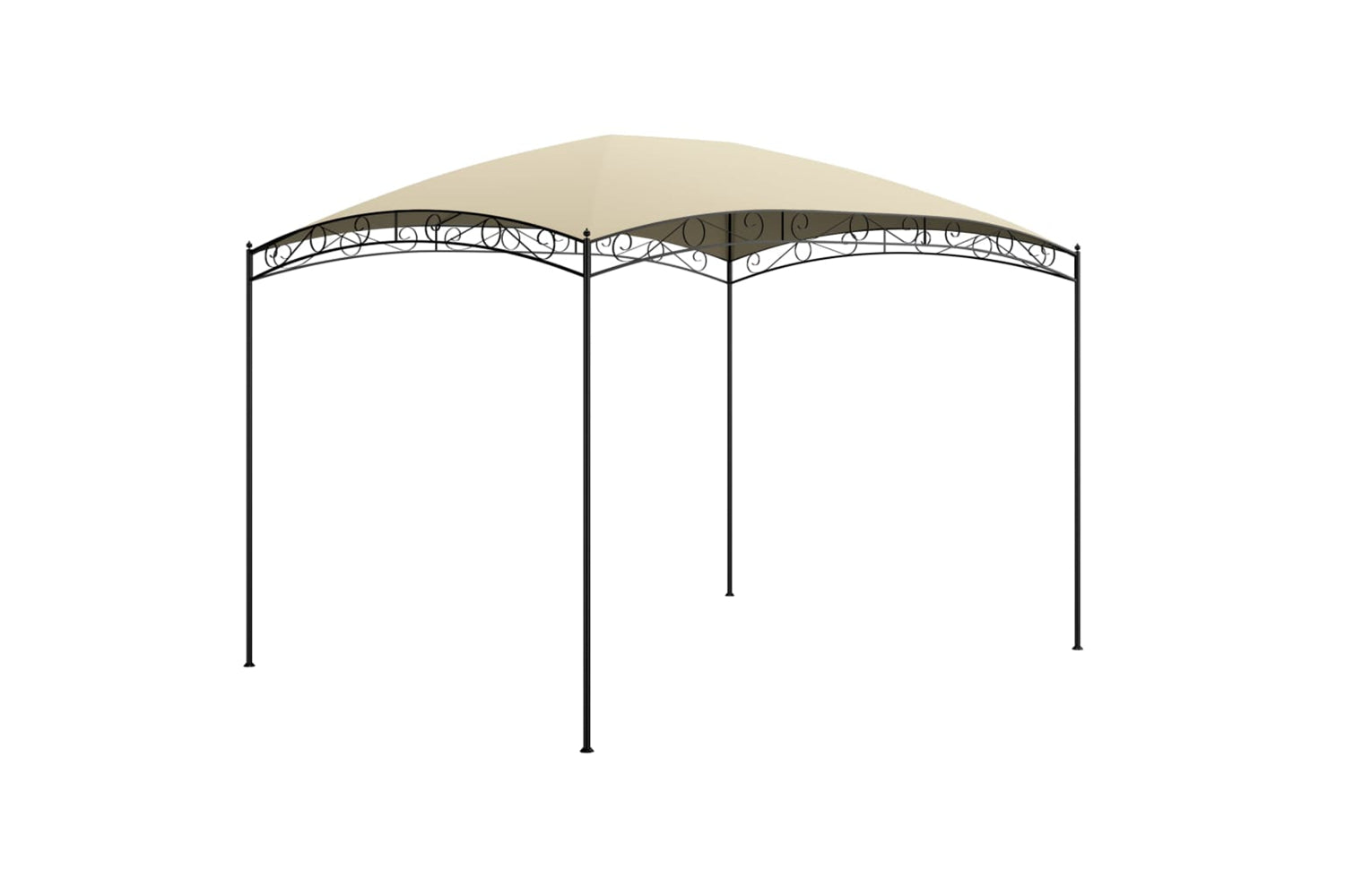 Vidaxl 313909 Gazebo 3x4x2.65 M Cream 180 G/mâ²